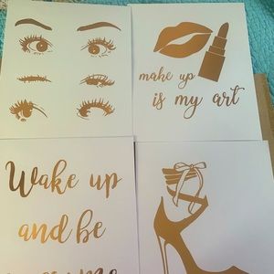 Art Print Fashion Elements Poster Wall Art Home Decoration